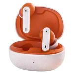 Auricular Satellite AE-6232 Wireless - Blanco y Naranja